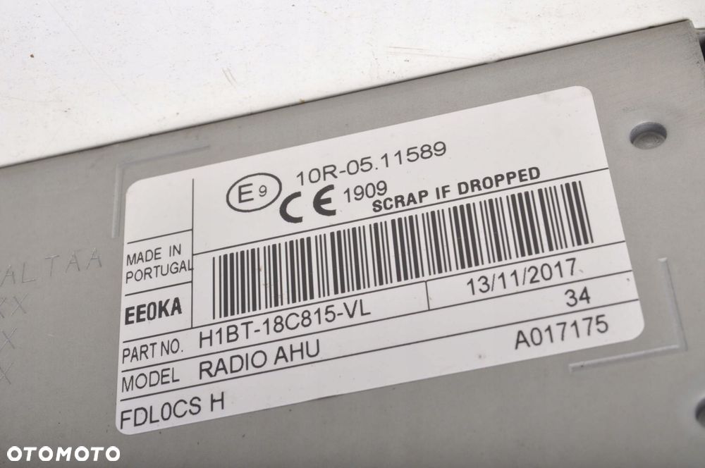 FORD FIESTA MK8 RADIO H1BT-18C815-VL - 4