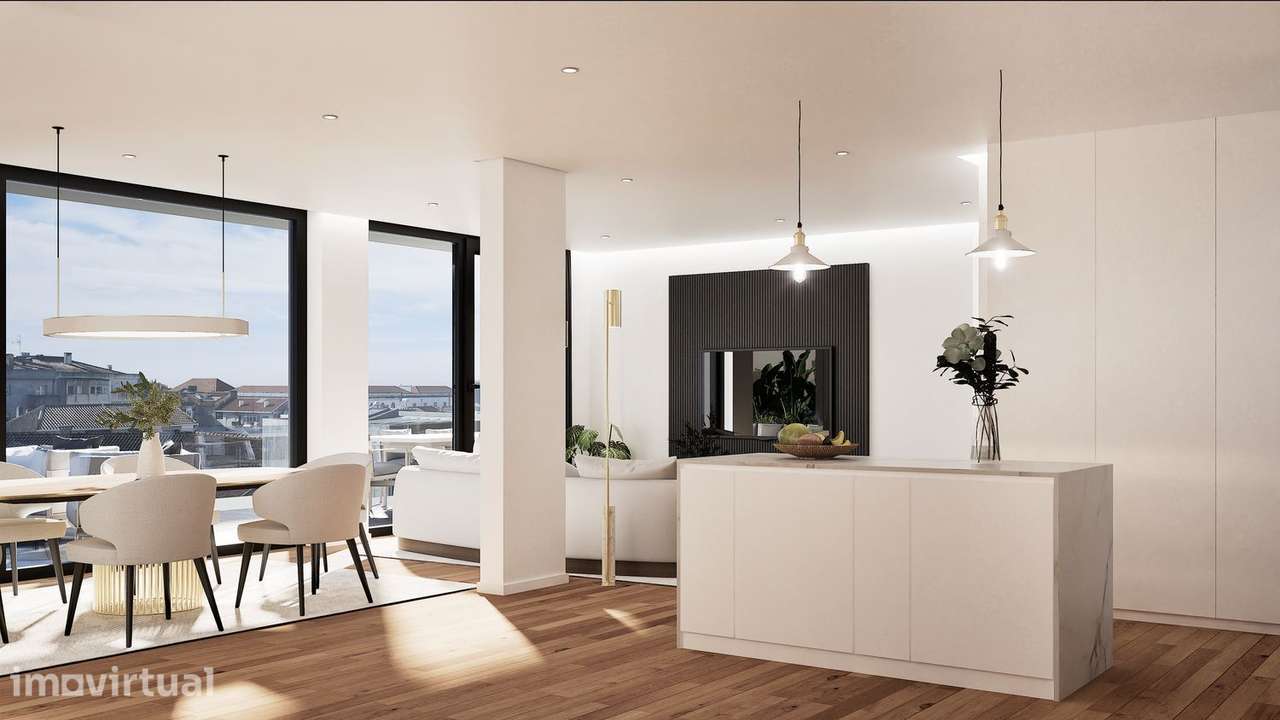 Apartamento T2 novo no centro de Aveiro, com garagem - Grande imagem: 4/27