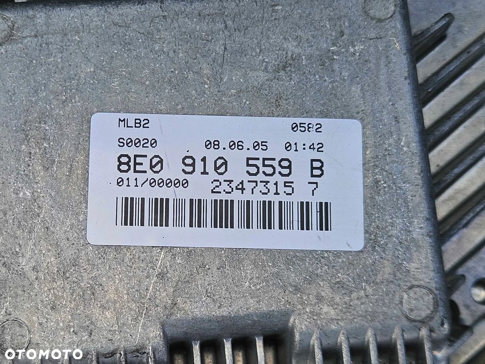 Komputer 8E0910559B 8E0907559 Moduł Sterownik Silnika Silnik Benzyna Audi A4 B7 VW. - 2