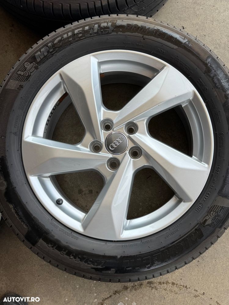 Vând jante originale Audi Q3-Q5 pe 18” cu anvelope de vară ca noi - 5