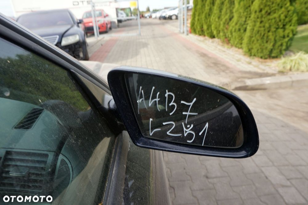 LUSTERKO ELEKTRYCZNE PRAWE A4 B7 LZ5J 8E1858532AC GRANATOWY AUDI 2004-2008 - 3