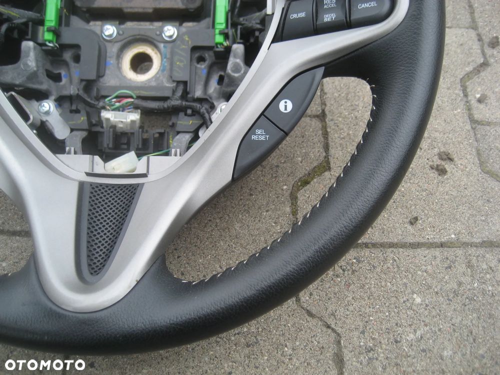 honda civic ufo VIII 06-09r 1,8b kierownica skóra łopatki - 3