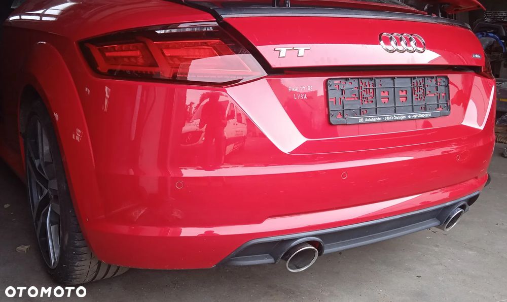 Zderzak tył Audi TT 8S 2015- kod lakieru żółty LZ1A czerwony LY3U - 6