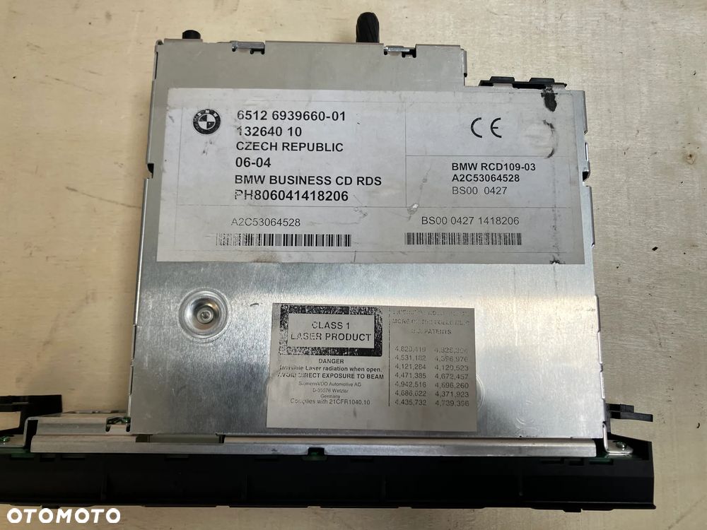RADIO BMW CD BUSINESS E46 6939660 - 5
