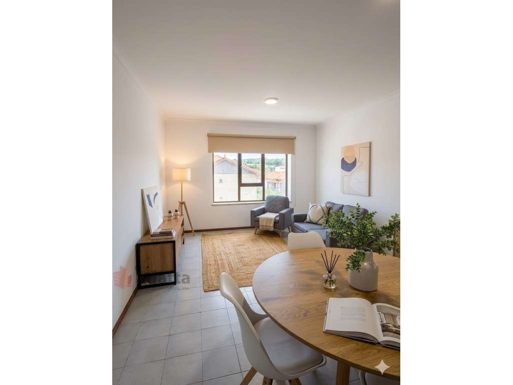 Apartamento T1 moderno e mobilado, pronto a habitar, com vista priv... - Grande imagem: 3/17