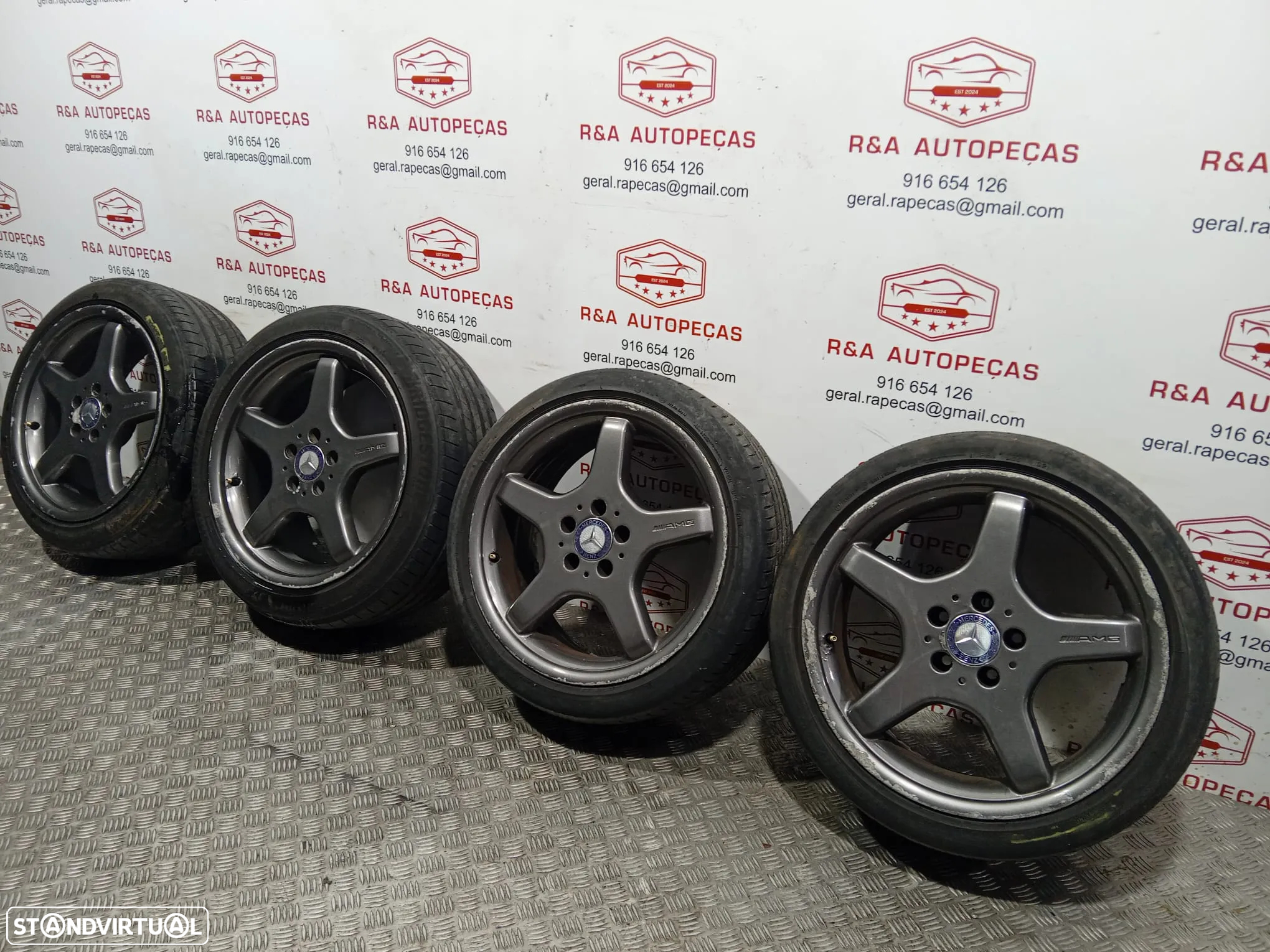 Jantes Originais 18 Mercedes W211 AMG    Ref A2114012202-A2114012102 - 4