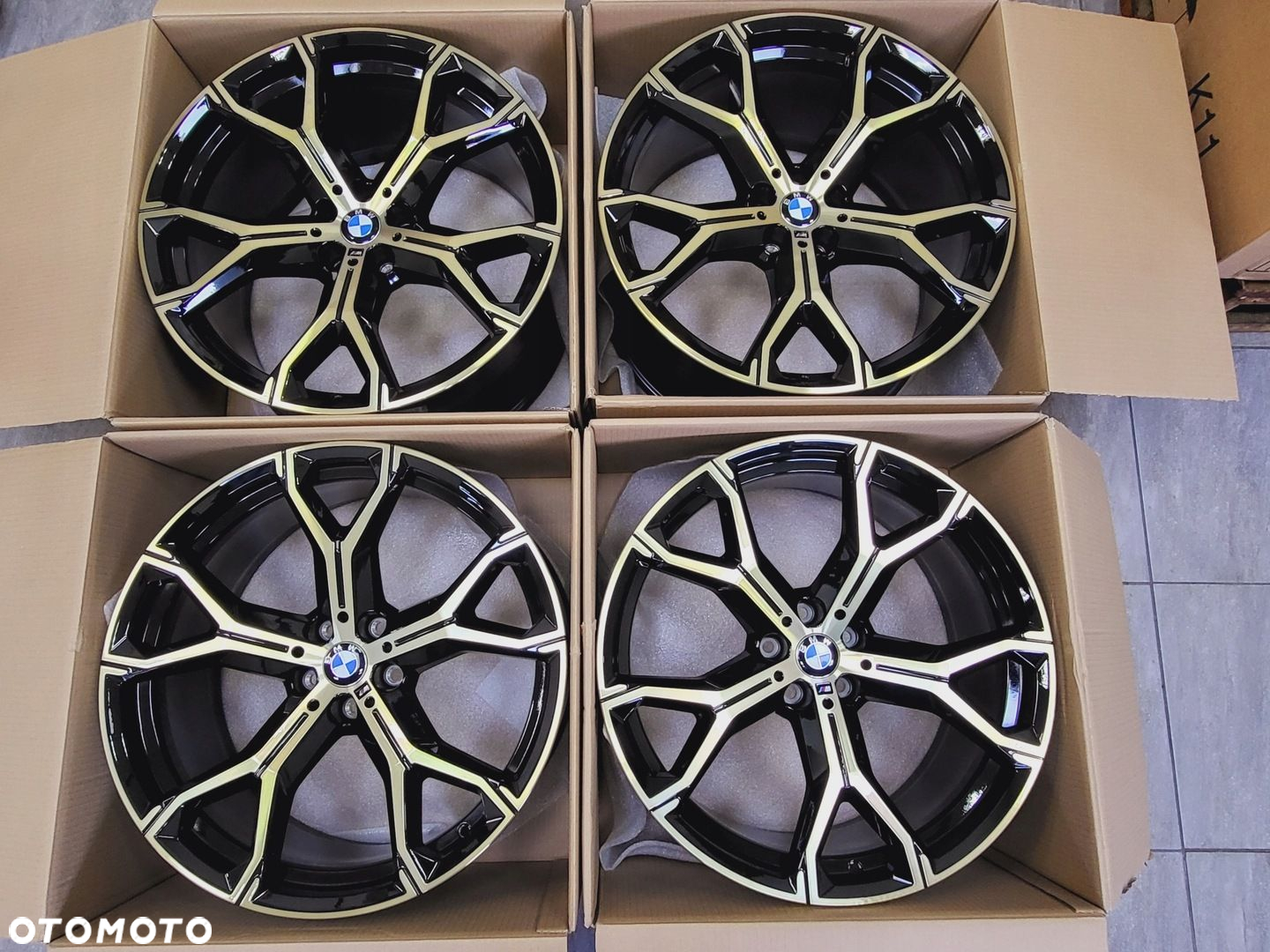 21 ORYGINALNE BMW X5 G05 X6 G06 M741 Nowe LCI GOLD - 7