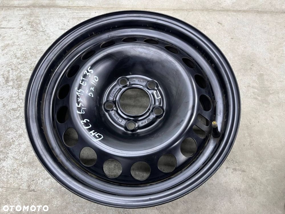 Felga Opel Astra H G Vectra Zafira Meriva B 6,5jx15 5x110 ET35 felga stalowa 15 cali 2150168 - 5