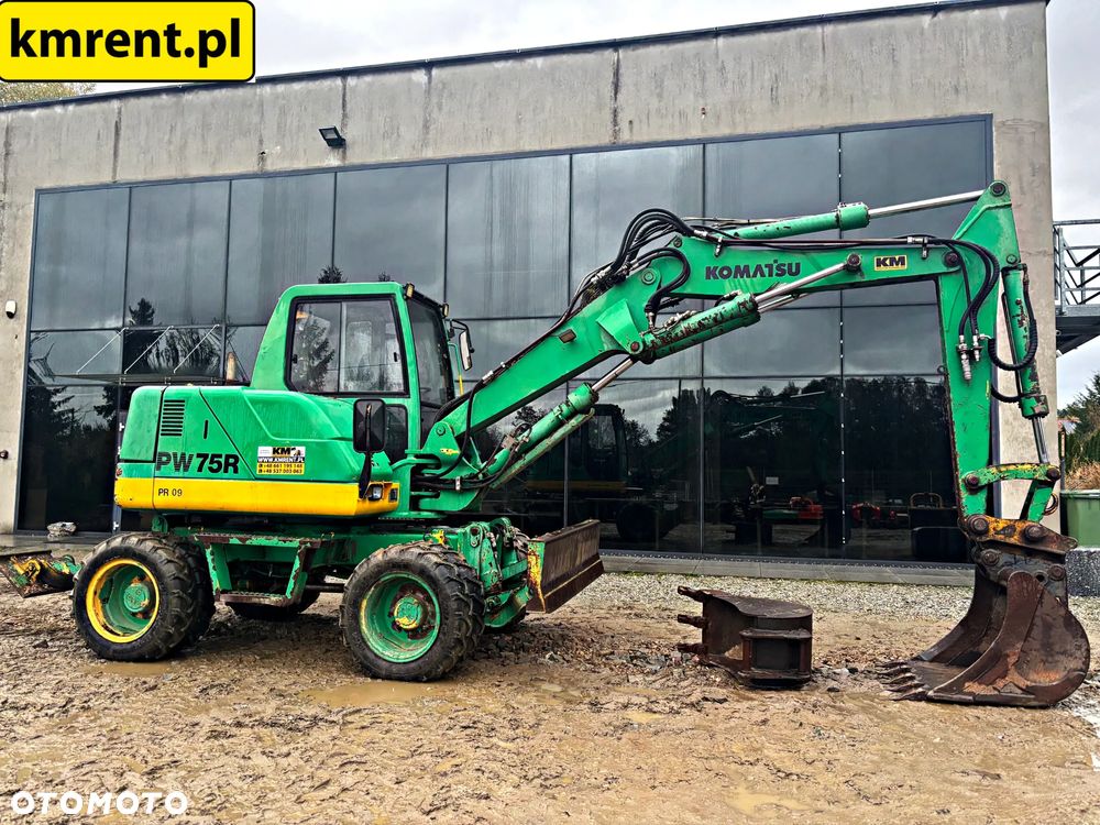 Komatsu PW 75 R KOPARKA KOŁOWA 2000r. | Komatsu pw 98 liebherr 308 309 310 wacker 9503 terex 70 Yanmar 95 - 2