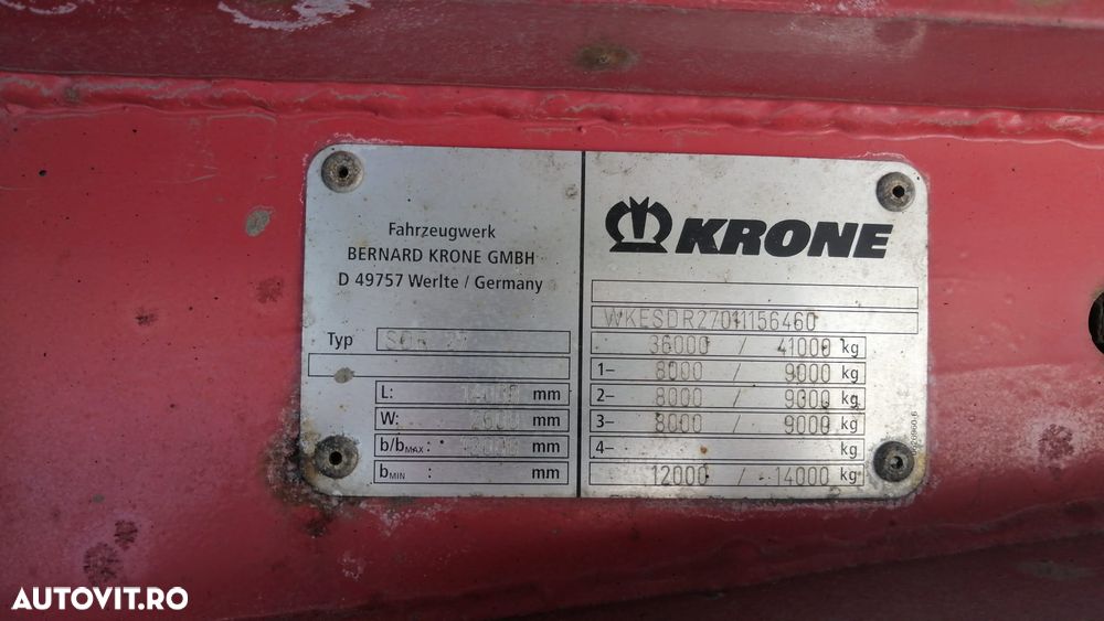 Krone Semiremorca Frigorifica Krone Linii Carcasa Thermo King - 10