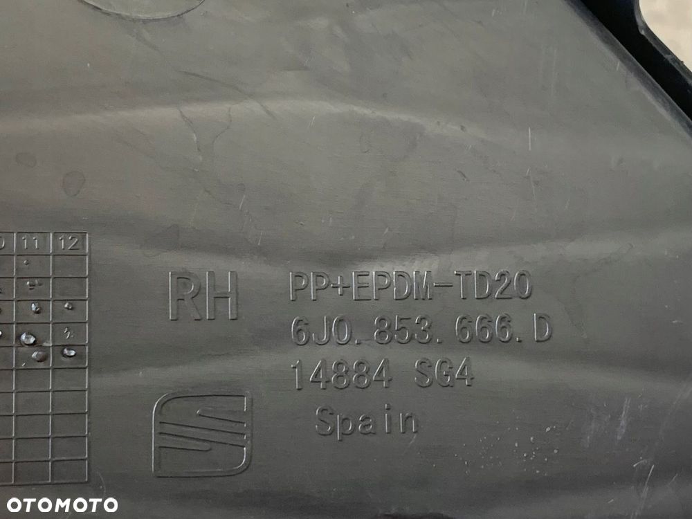 Grill zderzaka SEAT IBIZA 12- 6J0853666A PRAWY - 3