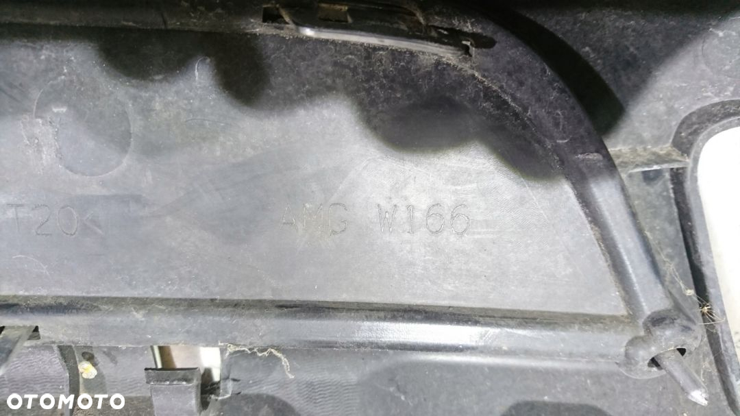 Dyfuzor spojler zderzaka tył MERCEDES W166 ML AMG - 6