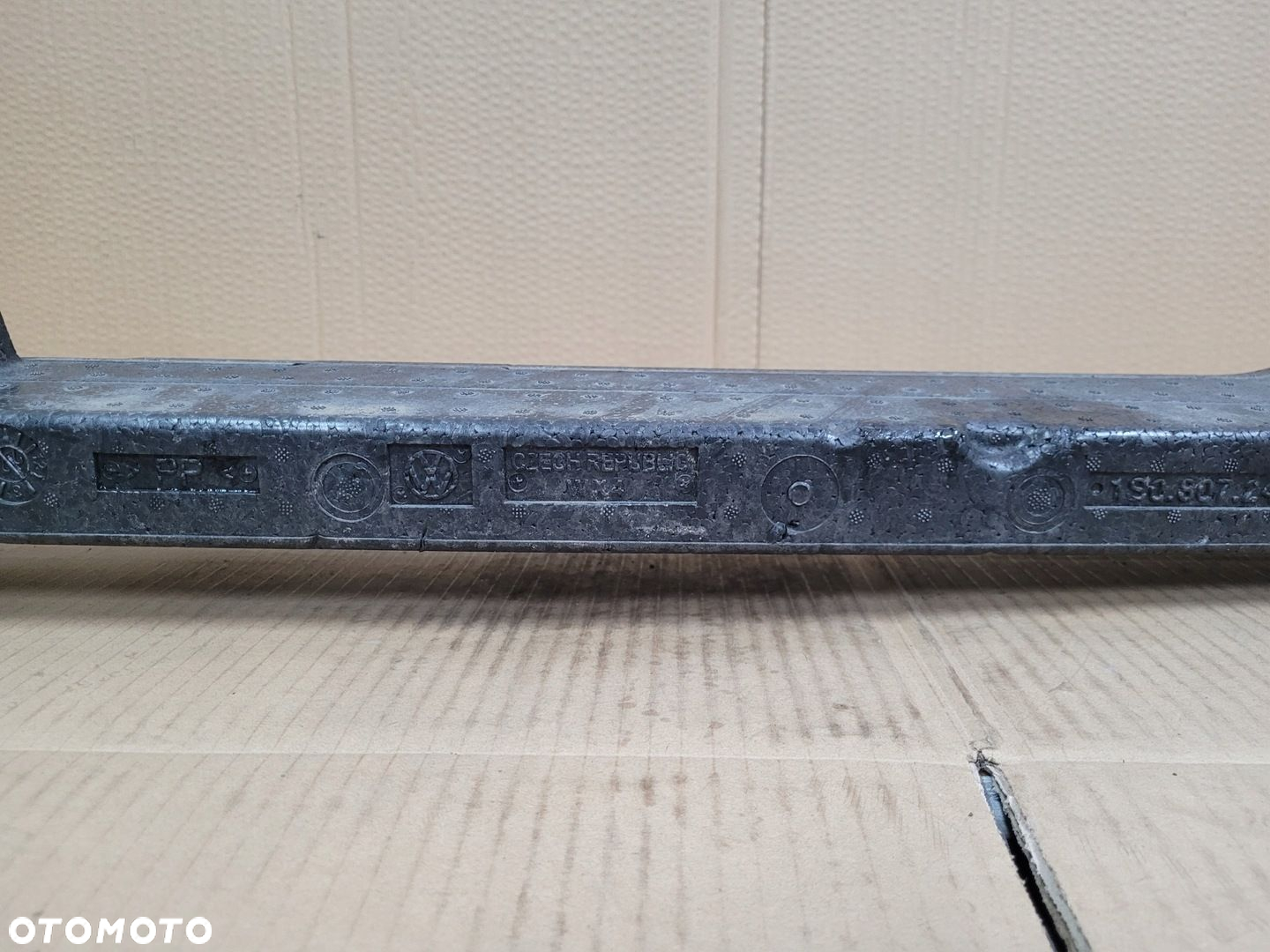 VW UP SKODA CITIGO LIFT 2016- ABSORBER PIANKA ZDERZAKA PRZÓD 1S0807248D - 5