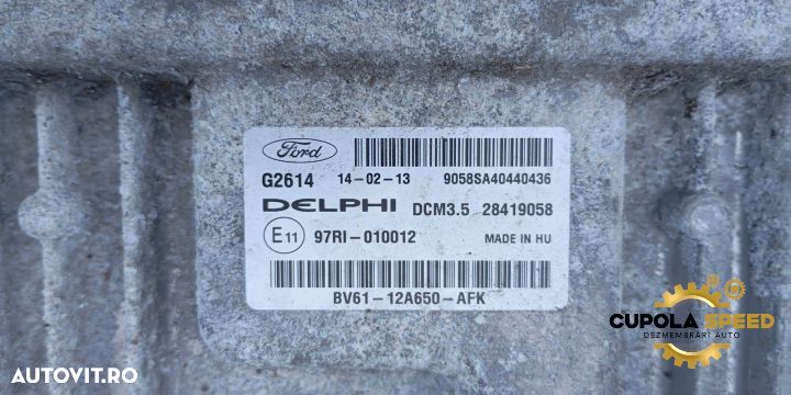 Calculator motor ECU BV61-12A650-AFK 2.0TDCI Ford Focus 3 [2011 - 201 - 2