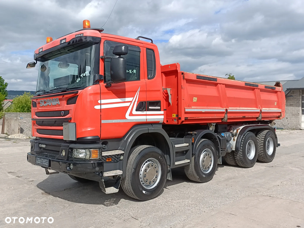 Scania G410 8x4 Meiller Kipper + Bordmatik/ Klima