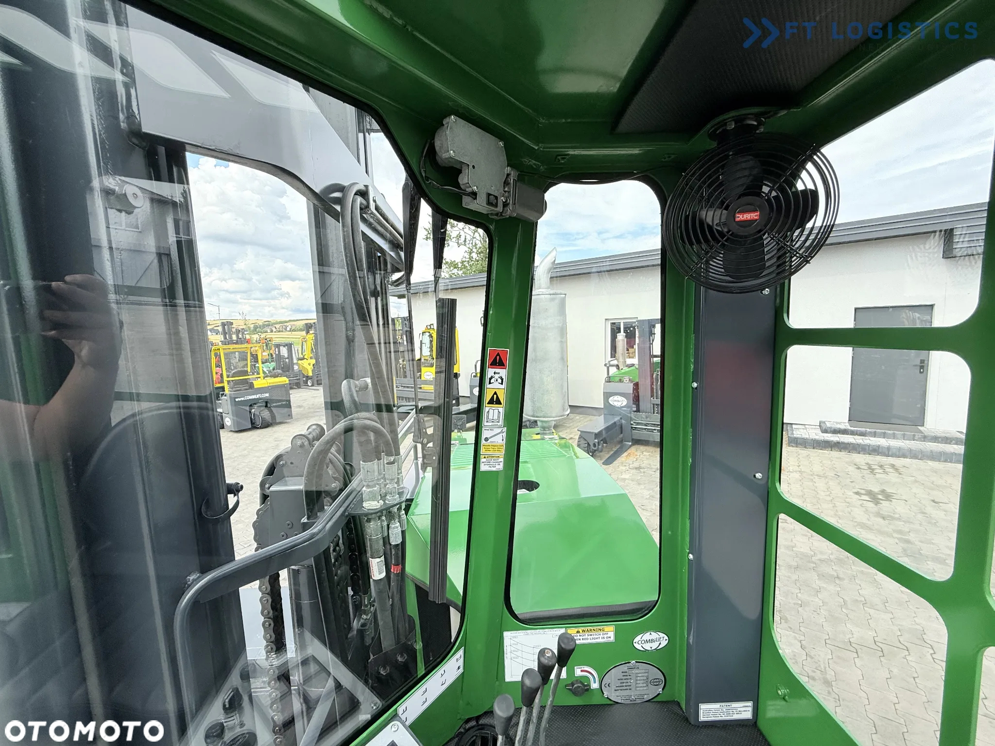 Combilift C8000 / GAS / DUPLEX - 4700MM / POZYCJONER / WOLNY SKOK / PEŁNA OGRZEWANA KABINA / JEDYNIE 5141H / STAN - JAK NOWY! - 19