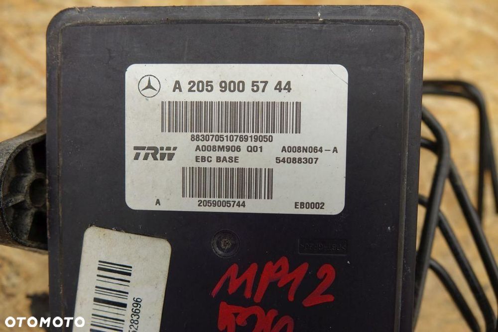 POMPA ABS STEROWNIK KPL MERCEDES W205 A2059005744 - 3