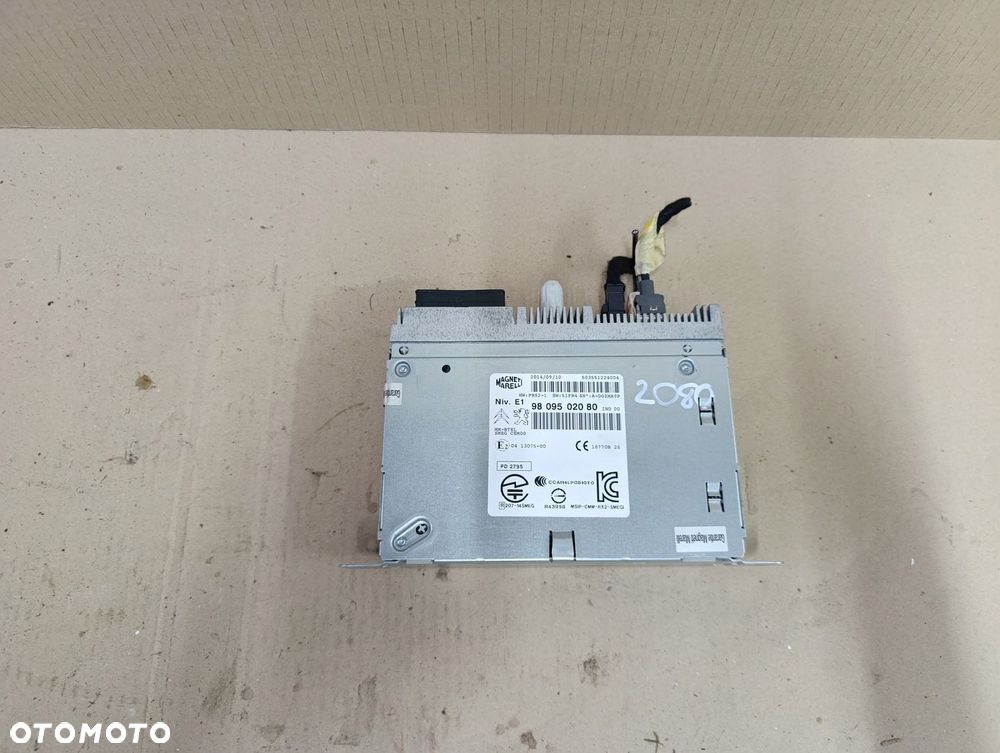 RADIO CITROEN PEUGEOT 9809502080 - 2
