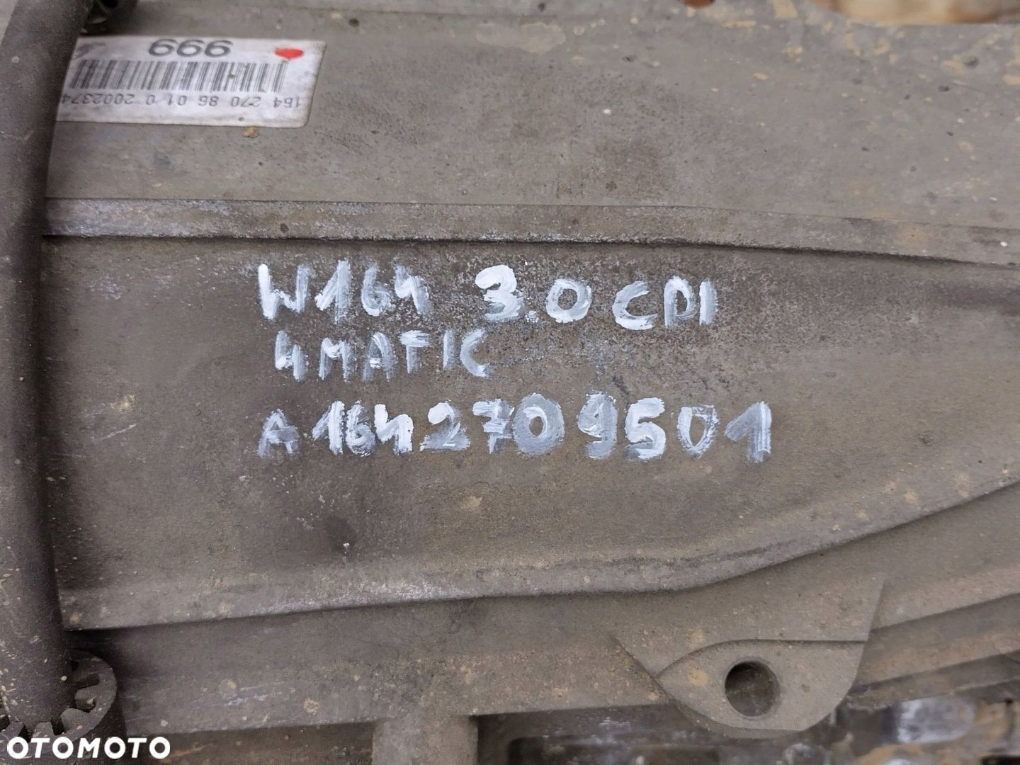 MERCEDES ML W164 LIFT 3.0 CDI AUTOMATYCZNA SKRZYNIA BIEGÓW A164279501 - 8