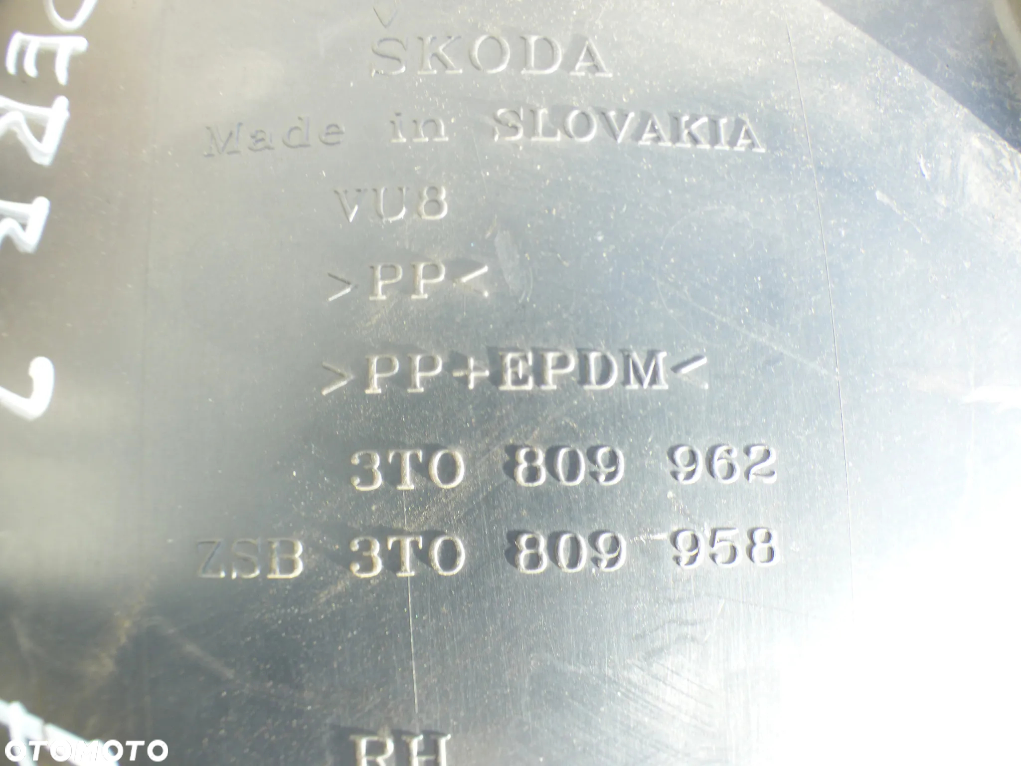 SKODA SUPERB II 2 NADKOLE PRAWE PRZÓD PRZEDNIE 3T0809962 B1785 - 6