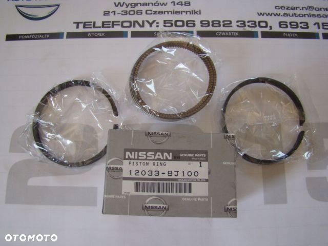 Nissan Murano 3.5 V6 PIERŚCIENIE TŁOKOWE KOMPLET - 1