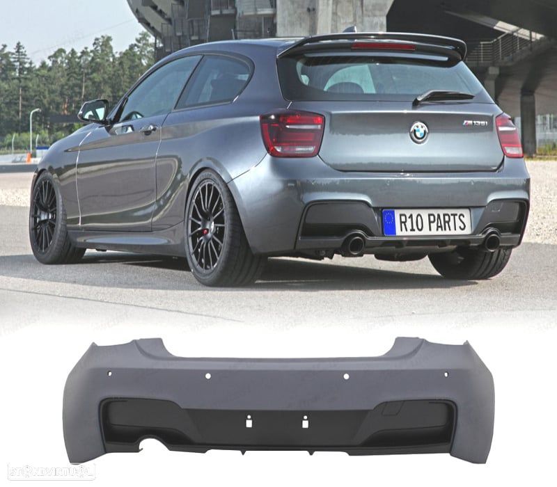 PARÁ-CHOQUES TRASEIRO BMW F20 F21 11-15 LOOK M PERFORMANCE PDC - 1