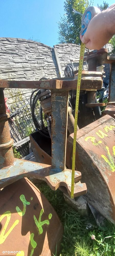 Łyżka chwytakowa 60cm verachter 56cm m. uszami obrotowa hydrauliczna do kop kołowej - 11