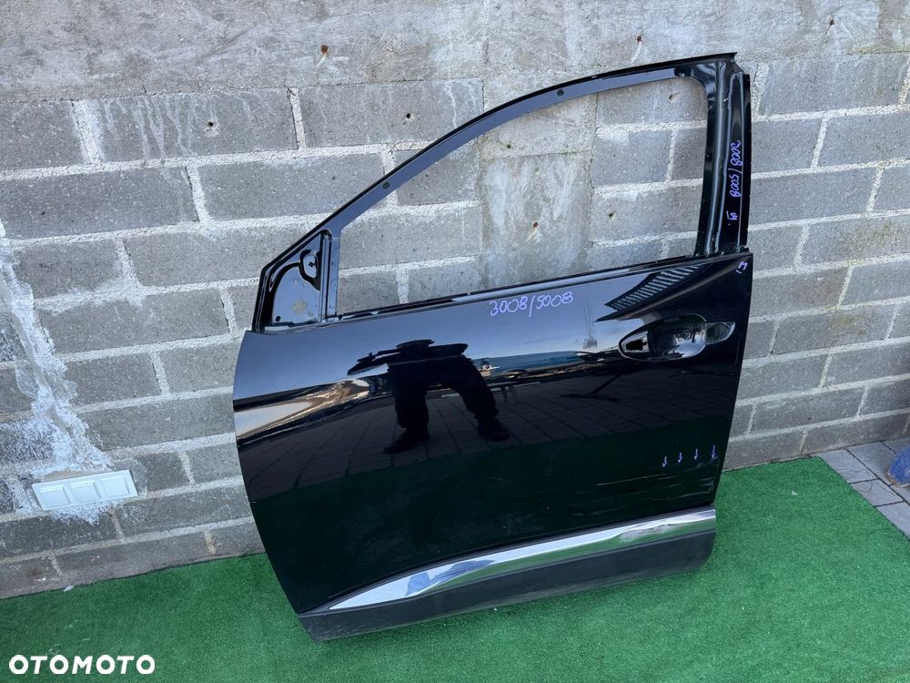 PEUGEOT 3008 II 2 5008 II 2015- DRZWI LEWE PRZEDNIE ORG D144 - 2
