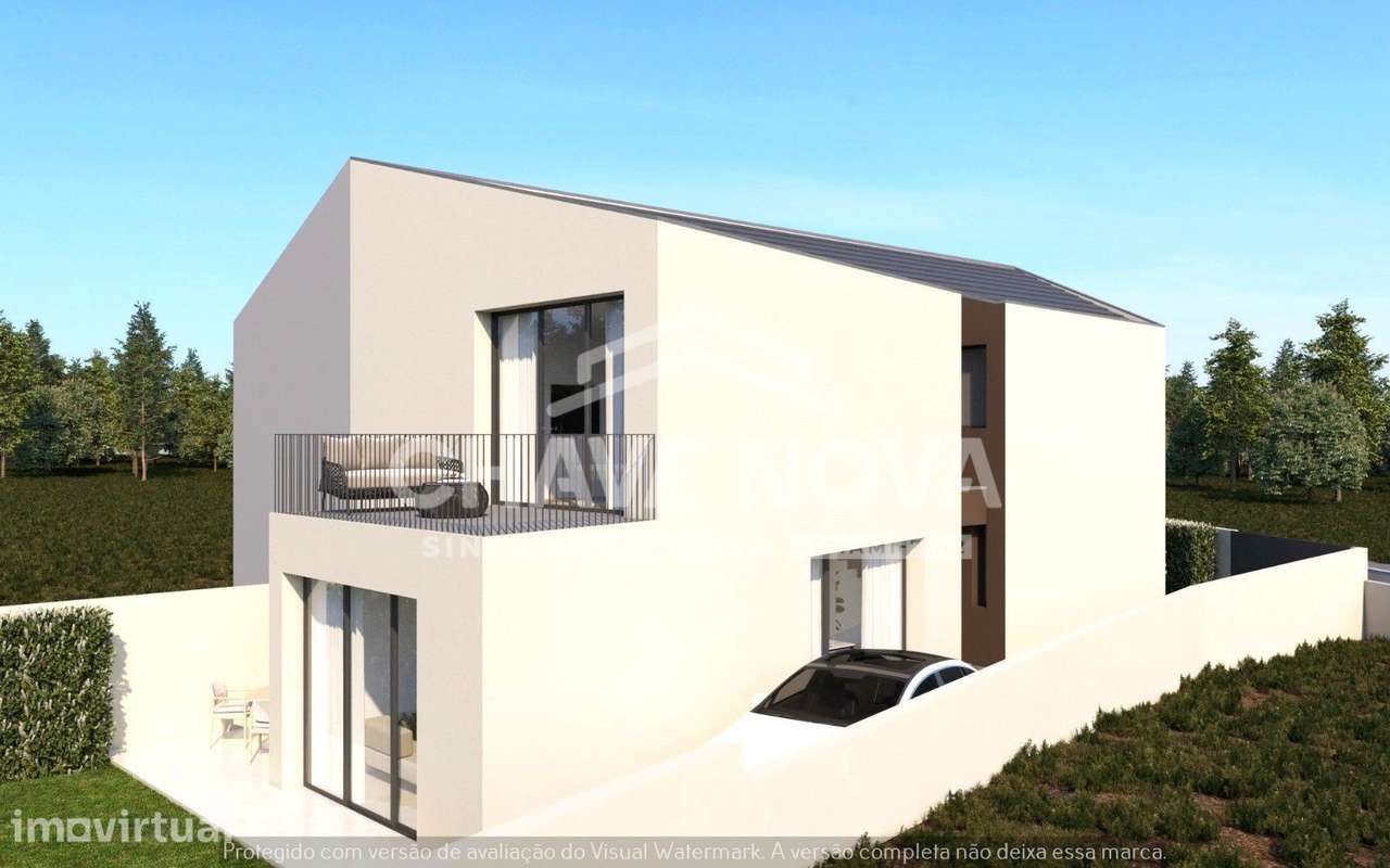 Moradia Geminada V3 Nova c/ Jardim e Garagem em Argoncilhe - Grande imagem: 5/25