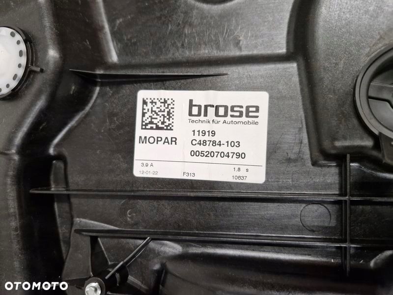 fiat 500x podnośnik mechanizm szyby prawy tył tylny silniczek c48784-103 - 4