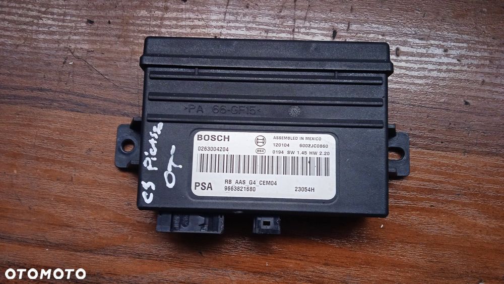 Moduł PDC Citroen C3 Picasso 9663821680 0263004204 - 1