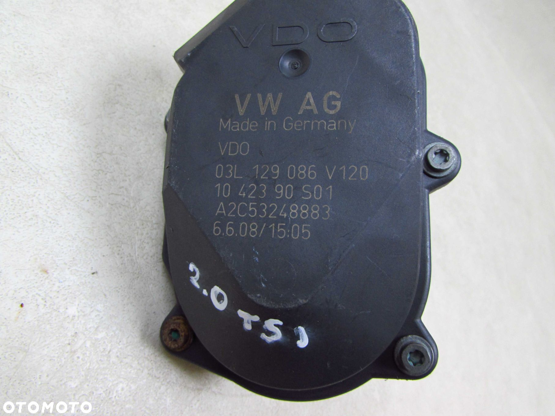 AUDI VW 2.0 TDI NASTAWNIK KLAP KOLEKTORA 03L129086 A2C53248883 - 6