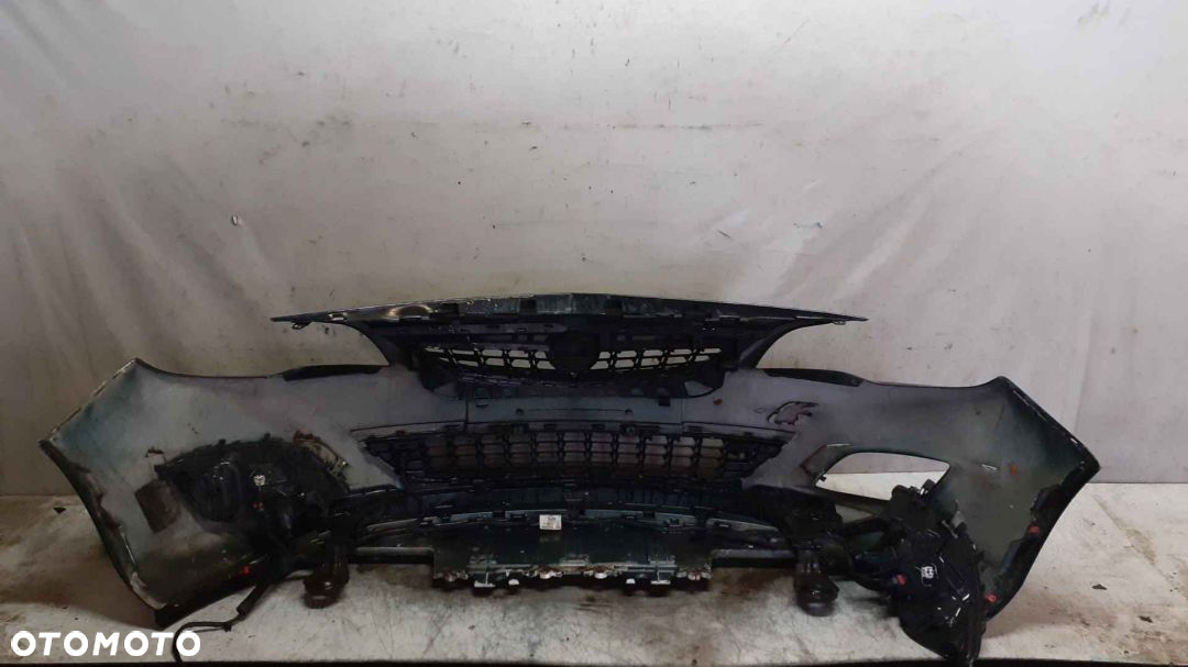 ! ZDERZAK PRZÓD PRZEDNI DO OPEL ASTRA J 4 IV + GRILL + HALOGENY KOD KOLOR Z22C CZARNY - 5