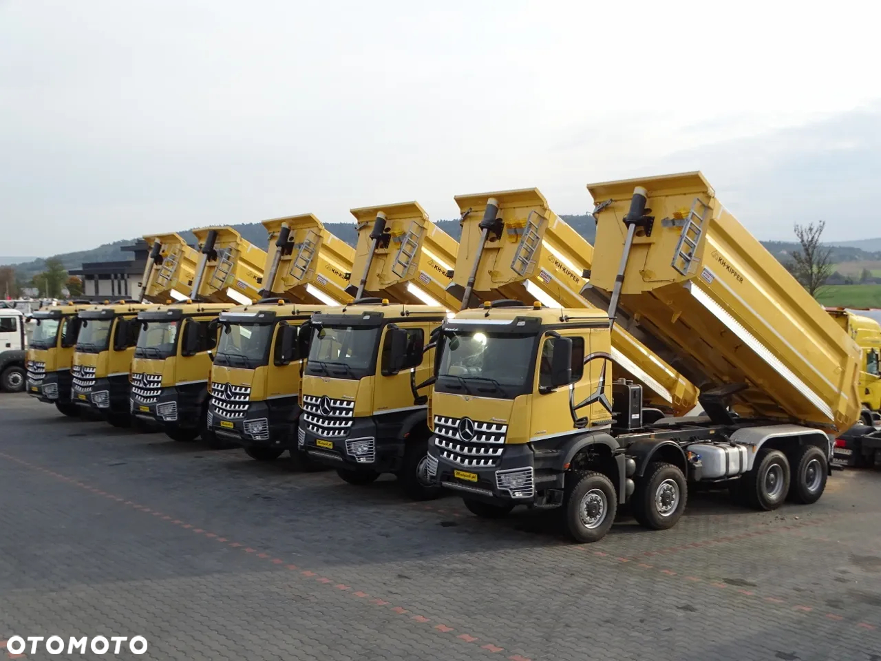 Mercedes-Benz AROCS 4145 / 8x8 / WYWROTKA TYLNOZSYPOWA / KH KIPPER  / EURO 6 - 15