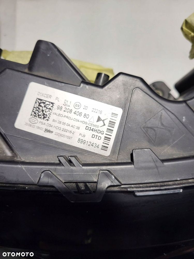 citroen ds3 crossback full led przód strona prawa 9820840680 - 6