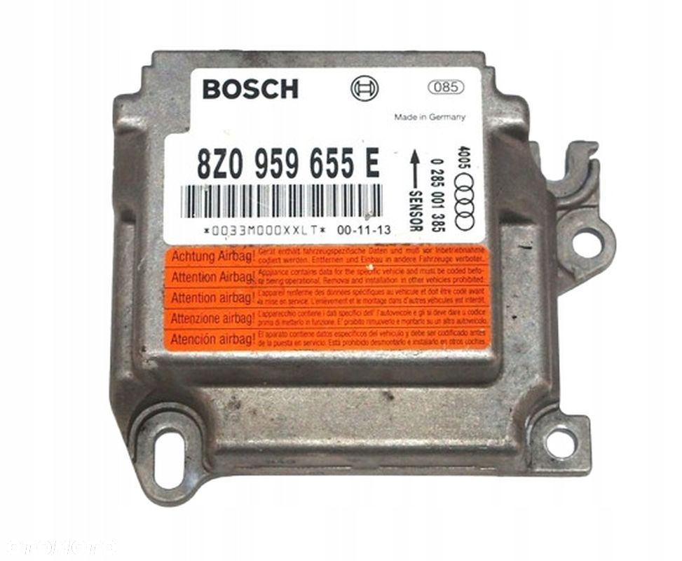 MODUŁ PODUSZEK AIR-BAG AUDI A2 1999-2005 4B0959655E - 1