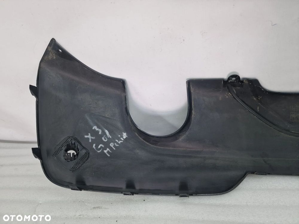 BMW X3 G01 M-PAKIET 17- DYFUZOR / SPOJLER ZDERZAKA TYLNEGO TYLNIEGO TYŁ , NR 51128090958 / 8090958 , NR AUKCJI DT522 - 11