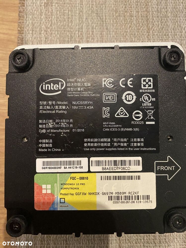 Mikrokomputer Mini PC Intel NUC5i5RYH - 5