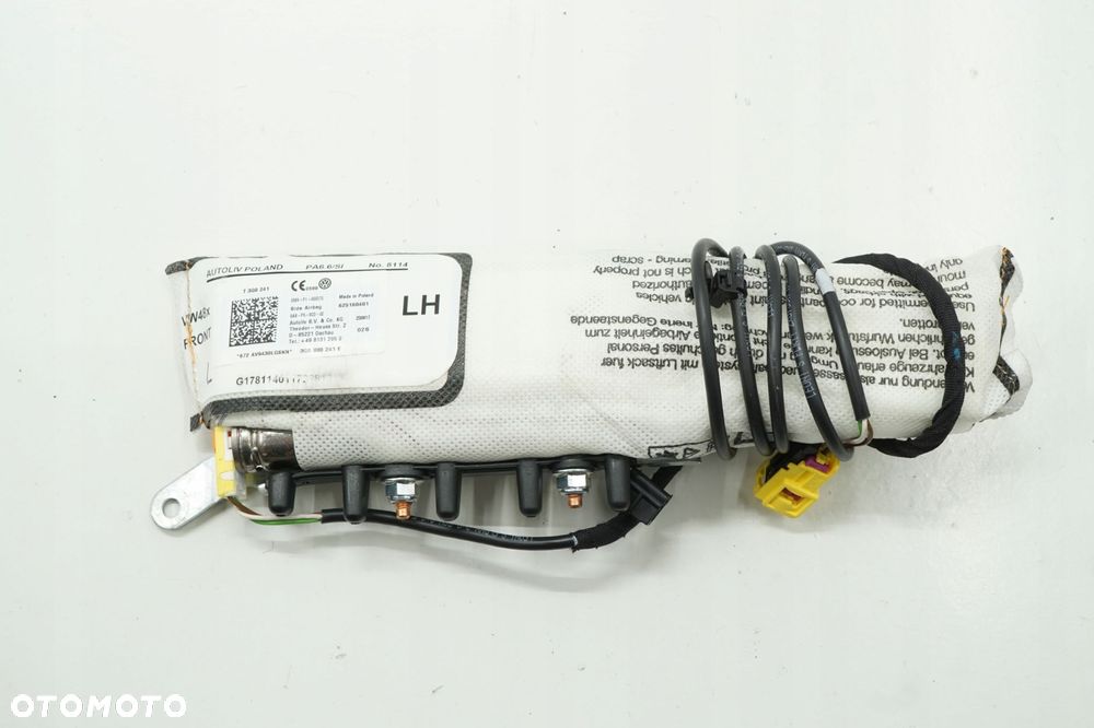 VW PASSAT B8 17R PODUSZKA AIRBAG FOTELA LEWA 3G0880241E - 2