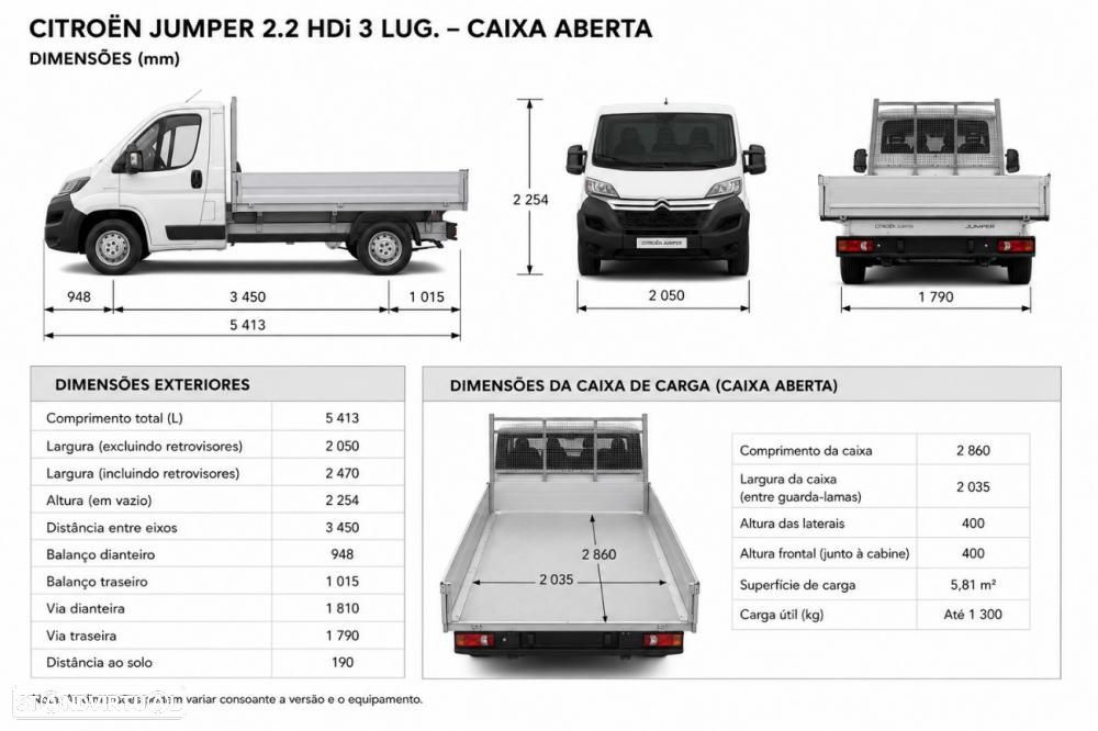 Citroën Jumper 2.2 Hdi 3 Lug. Caixa Aberta - 21
