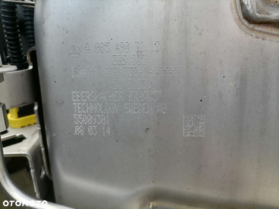 Tłumik katalizator DPF Mercedes Actros MP4 Euro 6 - 2