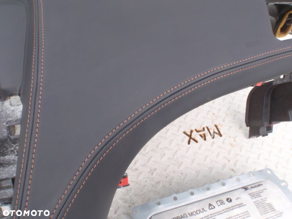 BMW 6 F06F12F13 DESKA KONSOLA AIRBAG SKÓRA NAPRAWA - 2