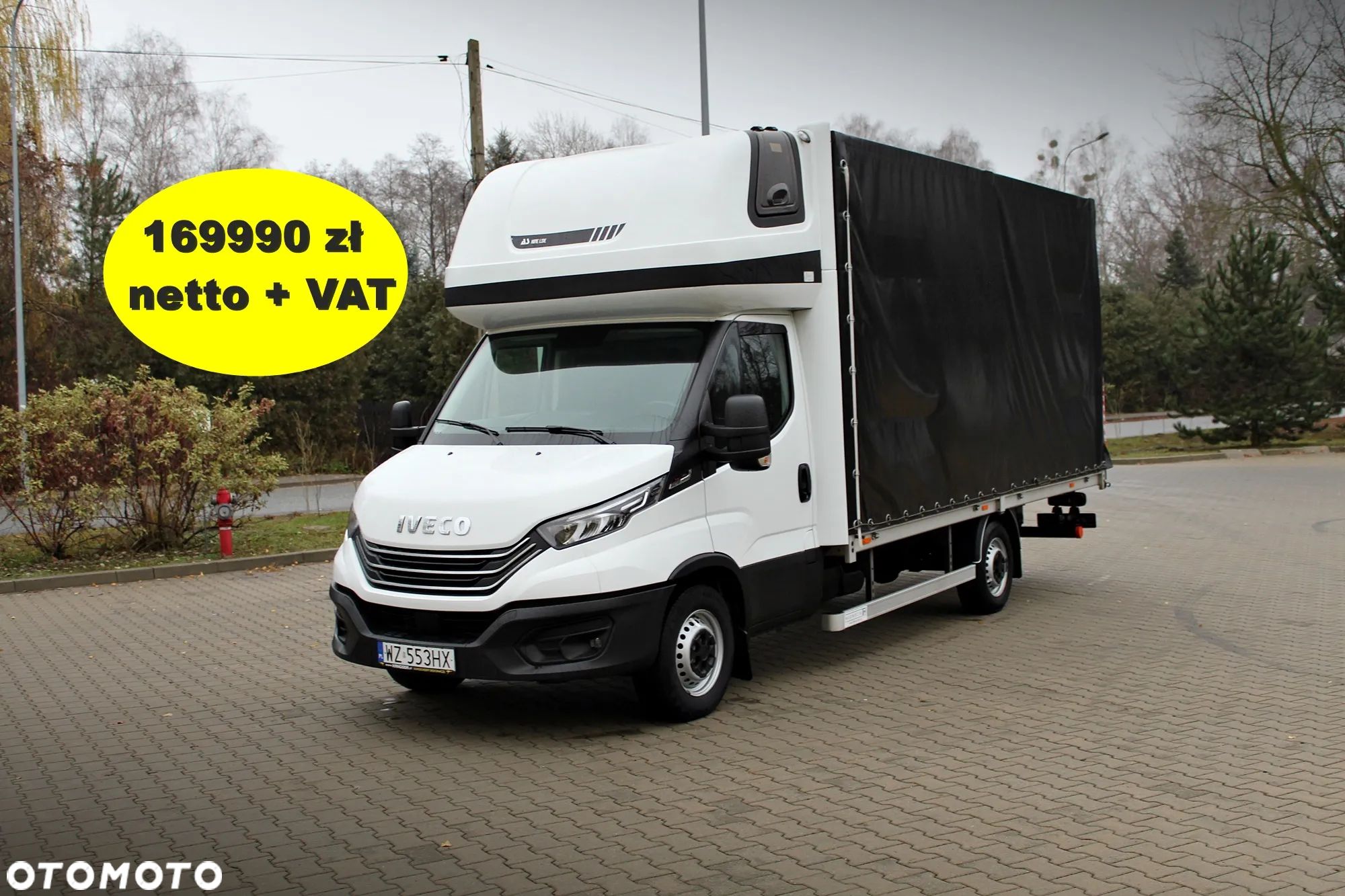 Iveco Daily 35S18 HiMatic plandeka międzynarodowa 10eu palet + winda Dhollandia 750kg - 1