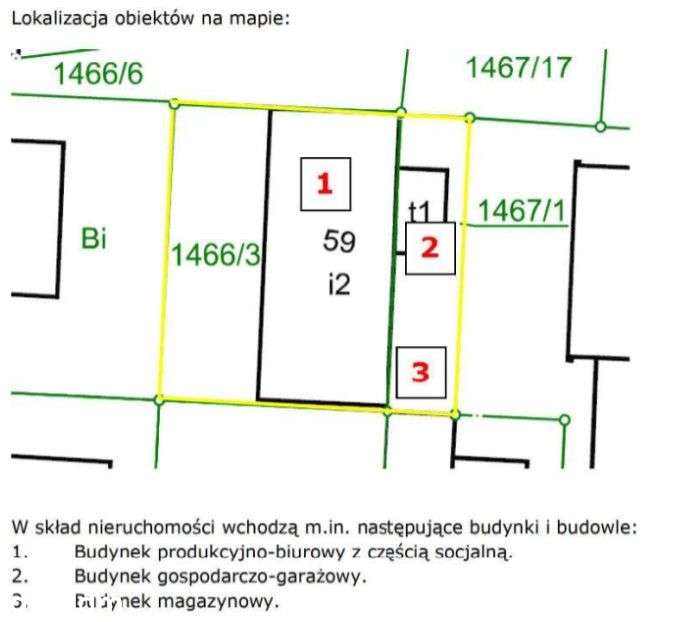 BUDYNEK PRODUKCYJNO-BIUROWY (sprzedaż egzekucyjna) - Pełny obrazek: 2/5
