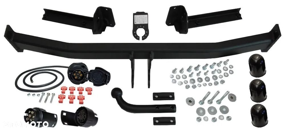 1700KG HAK HOLOWNICZY Z KULĄ ODKRĘCANĄ+WIĄZKA+7/13P HONDA CIVIC UFO 2006-2012 VIII 8 5/3d HB - 3