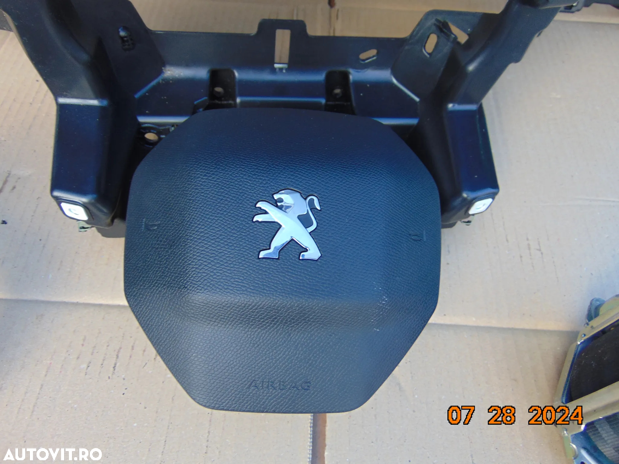 Plansa bord Peugeot 208 dupa 2019 kit plansa bord airbag sofer pasager centuri fata stanga dreapta - 5