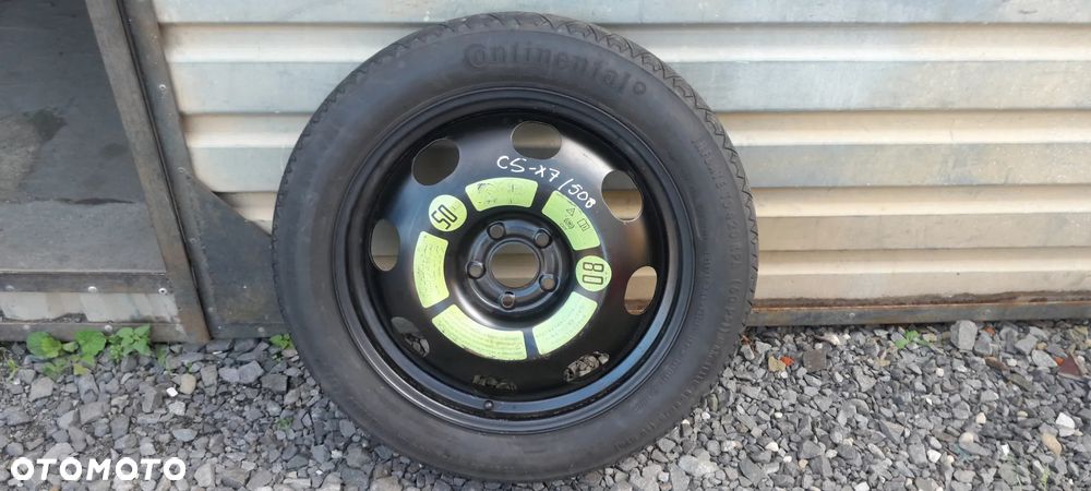 PEUGEOT 508 CITROEN C5 III X7 KOŁO DOJAZDOWE 135/80R18 18H2ET32 - 1
