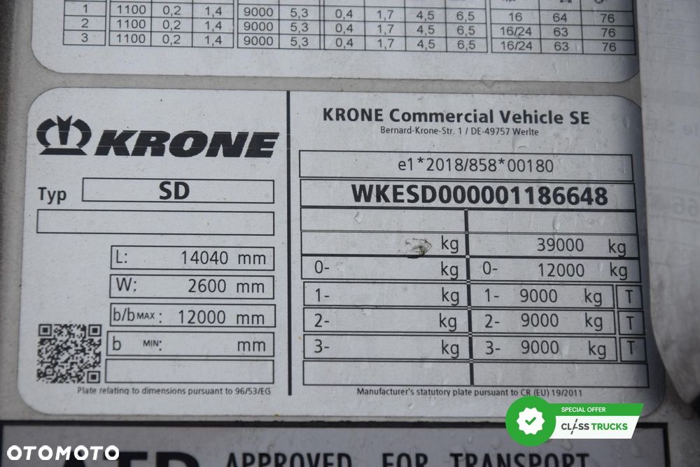 Krone SDR Cool Liner FP 60 ThermoKing SLXi 300 - 16