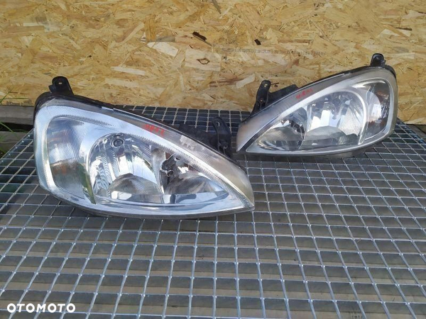 REFLEKTOR 2 SZT LAMPY PRZÓD KPL EU LEWA PRAWA LEWY PRAWY OPEL CORSA C LIFT