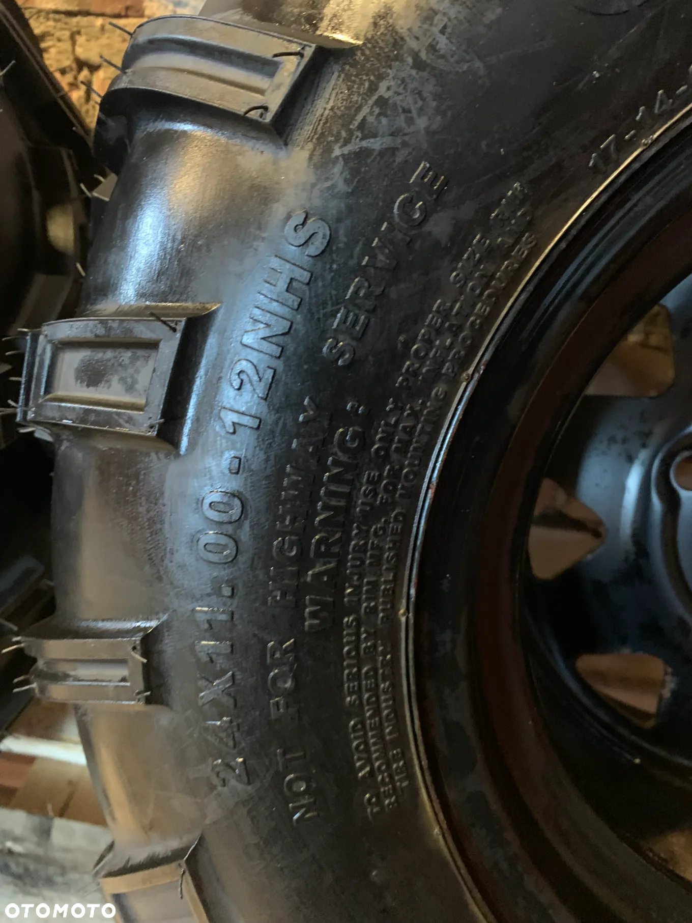 FV 23% Nowa Kubota ATV RTVOpona 275-55-12 MAG OFF ROAD odpowiednik 24-11.00-12 Opona + Felga Kubota Koła - 6